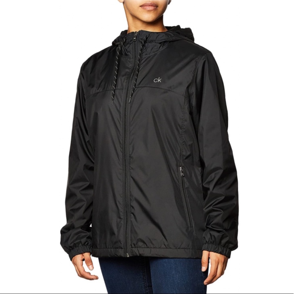 Calvin Klein windbreaker zip up jacket sz S